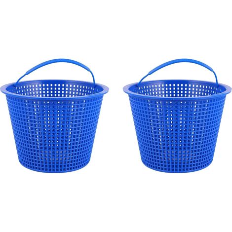 2 Pièces Panier Skimmer Piscine Panier De De Piscine Panier De Pompe De Piscine Receveur De Feuilles De Fontaine Piscine Maille Fine Plastique Panier De Nettoyage Gonflable