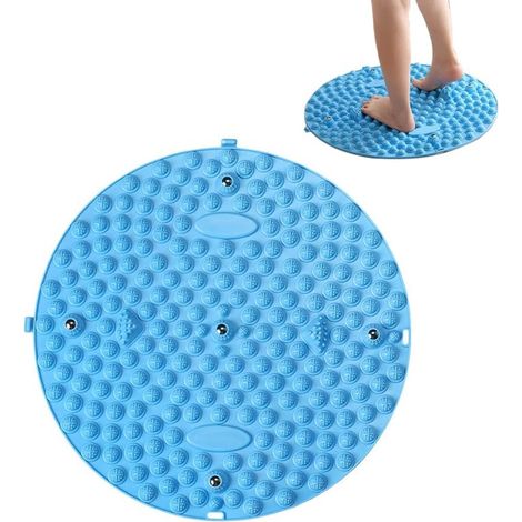 Coussin de massage des pieds, coussin de massage relaxant, coussin d'acupression pour les pieds, idéal pour les longues périodes en position assise ou lors de la marche, bleu-AquaForge