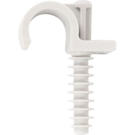 Ing Fixations – Collier de fixation murale simple 25 mm en nylon stabilisé UV – Boîte de 100 unités – Charge 40 kg – A300400 (1/5)
