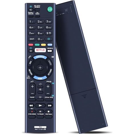 Télécommande de Rechange RMT-TX101D pour TV Sony Bravia KD-55X8507C KDL-32R503C KDL-40R453C KD-49XE7077 KDL-40R453C KD-55X8505C KDL-24W605A KDL-60NX725 KDL-425 Télécommande Sony (1/5)