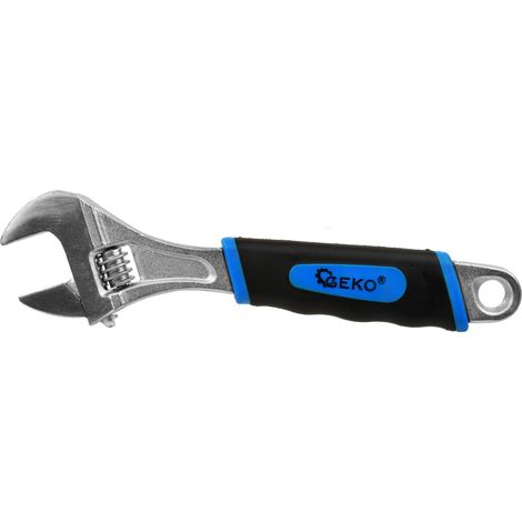 Clé ajustable Geko g10210 acier chrome vanadium 250 mm