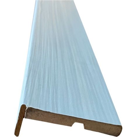 COPRI PROFILO LAMINATO LISCIO col. acero neve - NADDEO PORTE
