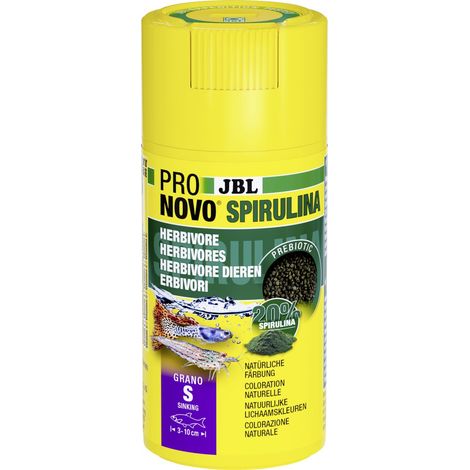 JBL Fischfutter Pronovo Spirulina Grano S Fischfuttergranulat 100 ml Granulat