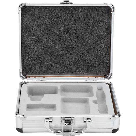 Mallette de transport pour machine de tatouage, boîte de rangement verrouillable, étui rembourré en alliage d'aluminium, organiseur de matériel. (1/5)