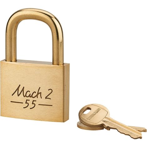 Lucchetto MACH 2 55 mm con arco lungo, 2 chiavi – THIRARD (1/2)
