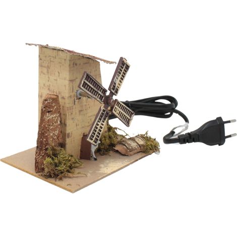 Mulino Elettrico per Presepe 15x10 cm 84310B (1/3)