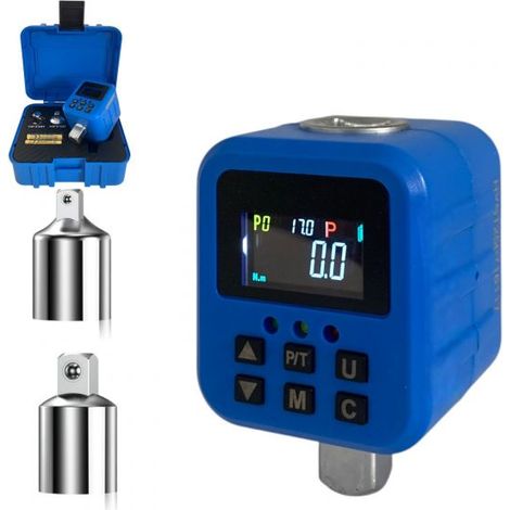 Chiave Dinamometrica Digitale 1/2" Misuratore di Coppia 17-340N.m con Allarme (1/5)