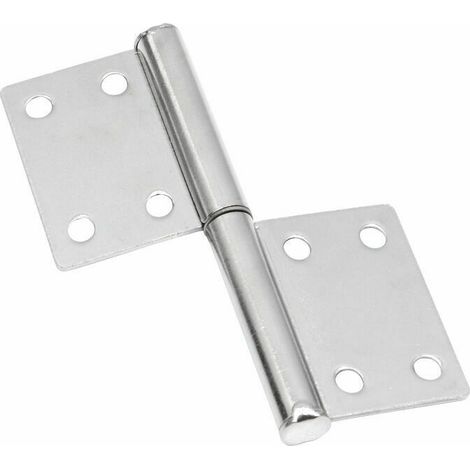 2pcs Drapeau Charnière en Acier Inoxydable Démontable Paumelles de Porte Charnières de Porte avec Rotation à 360 Degrés et 2 Feuilles Charnieres Meuble Pliable et Silencieuse (1/5)