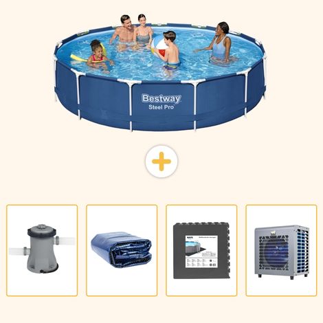 Bestway Bestway Steel Pro Ronde - 396x84 cm - 5-pièces S190 (1/5)