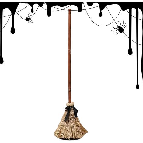 Balai Volant Halloween, Balai de Sorcière Hanté Effrayant