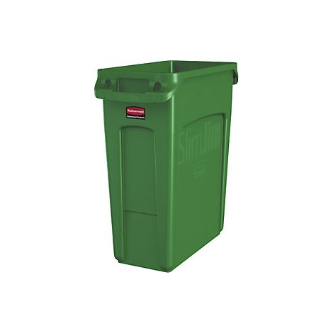 Rubbermaid Cestino SLIM JIM® capacità 60 l con canali di (1/4)