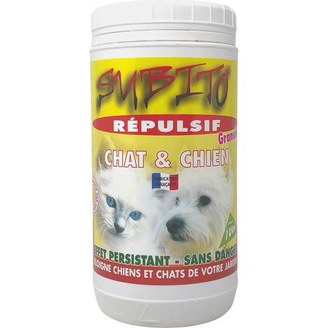 Répulsif Chat et Chien Exterieur, repulsif extérieur Puissant pour repousser Les Chats et Chiens, Anti-Urine, grattage, excrément, Destruction de Jardin… Répulsifs Animaux domestiques (1/5)
