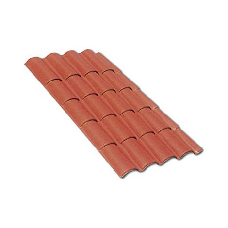 Lastra Coppo Polimcryl Rosso Mattone 85 x 175 cm