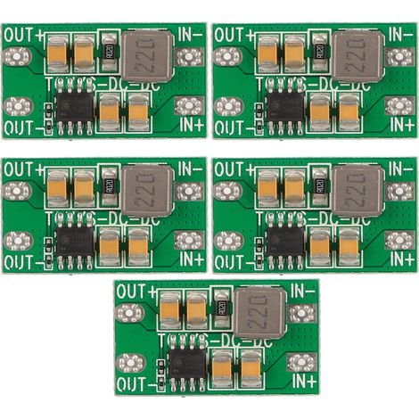 DC/DC-Abwärtswandler (5 Stück) – 92 % Wirkungsgrad – Hochfrequenz – 12 V auf 24 V auf 9 V/2 A für Computer (1/5)
