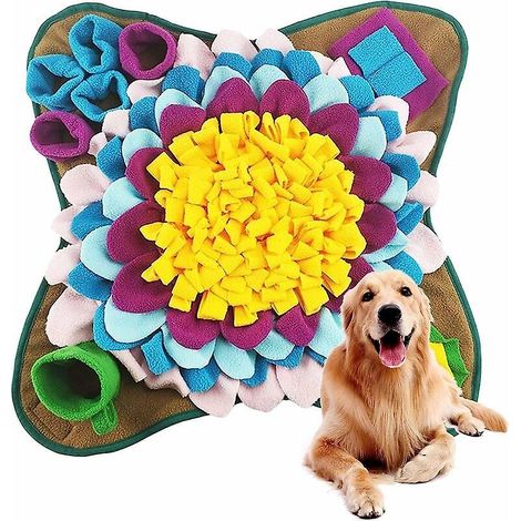 Tapis de fouille pour chien, Tapis de fouille pour chiens, Tapis de fouille pour l'éducation canine, Tapis de fouille pliable 50 x 50 cm (1/5)