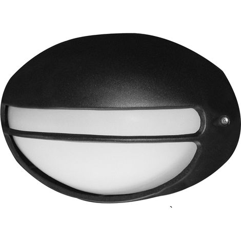 Aluminium Oval Black Demeter Deckenleuchte für den externen Gebrauch 32x20xH12 cm