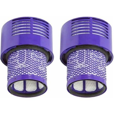 Confezione da 2 filtri di ricambio lavabili per aspirapolvere Dyson V10: filtro di ricambio compatibile con la serie Dyson V10 SV12
