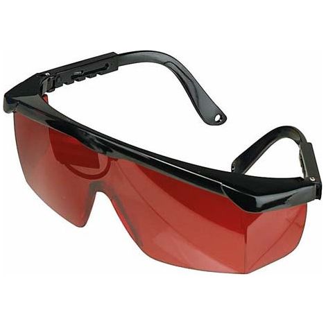 Gafas para rayos láser color rojo