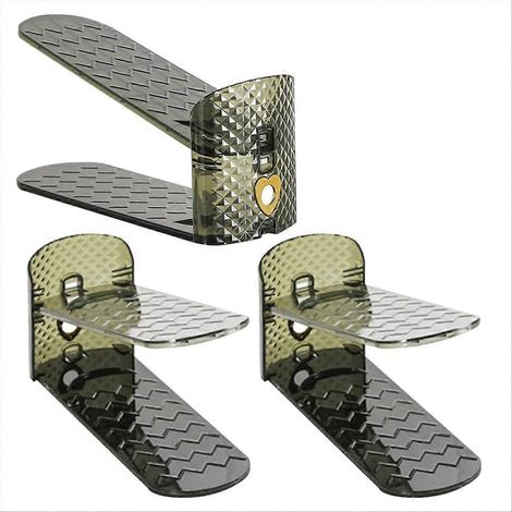 3-teiliges Schuhregal, Aufbewahrungsregal, 2-stöckiger Schuhorganizer (1/5)