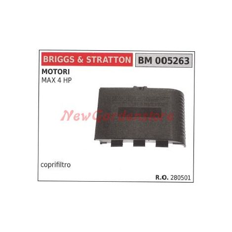 Tapa del filtro de aire BRIGGS & STRATTON para motores MAX 4 CV 005263