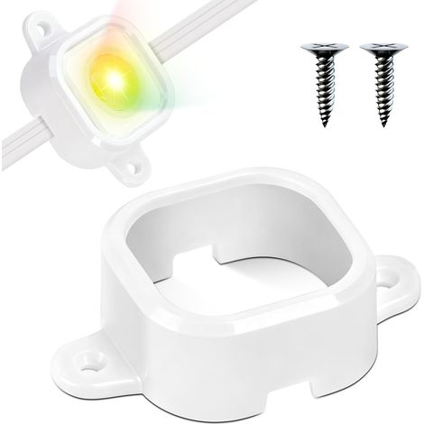 Lot de 100 supports de montage compatibles avec Govee Pro H706, pour installation de lumières extérieures Pro H706 Clips d'éclairage compatibles avec Govee H706 Alternative adhésive 3M (1/5)
