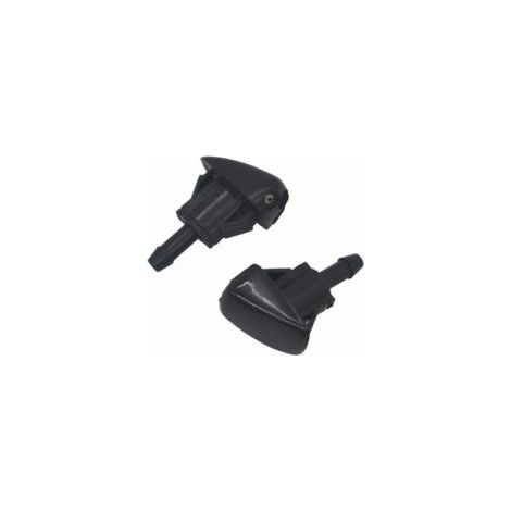 Adecuado para dos boquillas de limpiaparabrisas, boquillas de lavaparabrisas, compatible con Hyundai Accent, Tucson y Kia Rio 98630-YY000 (1/2)