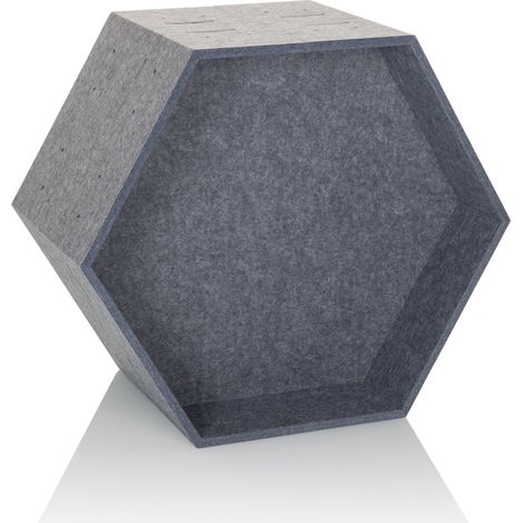 Akustik Trennelement / Schallabsorber FLEXMIUT STORE B 36x54,525 modular PET grau hjh OFFICE (1/5)