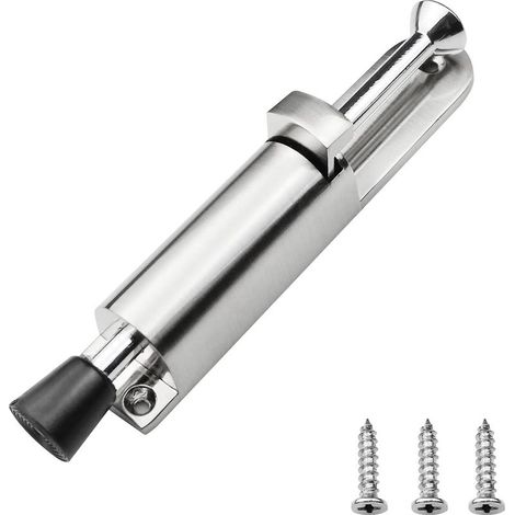 Butée de Porte à Levier Retenue Butée de Porte à Ressort Arrêt de Porte en Métal avec Commande au Pied pour Gardez la Porte Stable avec Vis (1/5)