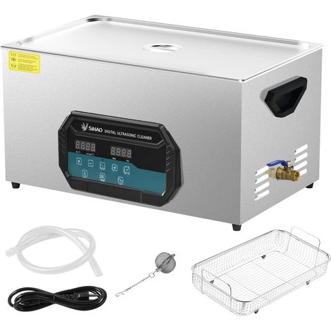 Accueil Nettoyeur à ultrasons 22L Machine à ultrasons multifonction portable pour un nettoyage polyvalent et efficace bleu (1/5)