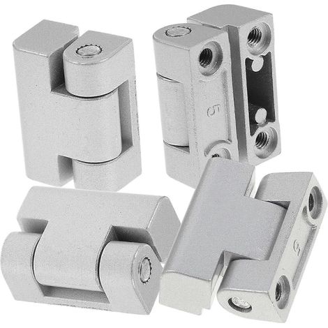 4 charnières amortisseurs de porte d'armoire en alliage d'aluminium, renforcées et robustes (1/5)