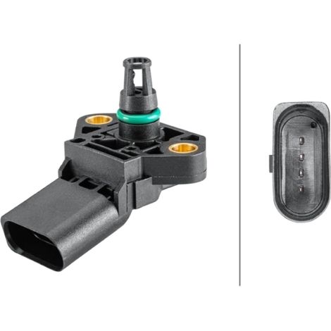 Capteur, pression de suralimentation Hella 6PP 358 152-261 AUDI 03K 906 051