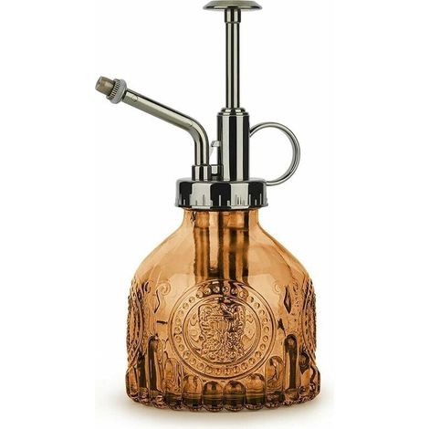 [NEVER USED] 200ml Glass Plant Mister, Vintage Spray Bottle with Top Pump, Fine Mist Garden Flower Sprayer Small Decorative Watering Can for Indoor Succulents (1/4)