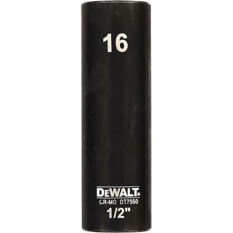 Douille pour clé à choc DeWALT Embout à 6 pans, 1/2 ( Prix pour 1 ) (1/2)
