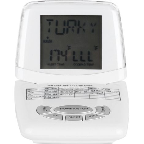 Faltbares Thermometer mit Sonde, faltbares elektronisches Grillthermometer für Küchengrills (1/5)