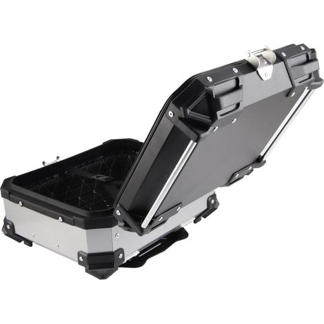 Coffre de moto 28L avec base et doublure amovibles, grande capacité antichoc, compatible Suzuki (1/5)