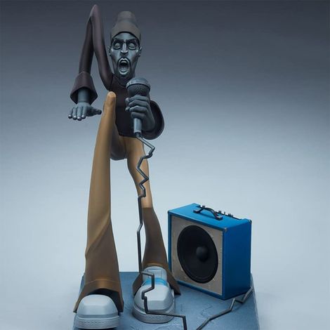 Hip-Hop-Figur aus Kunstharz, 20 x 12 x 12 cm, urbane Skulptur, Dekoration (1/5)