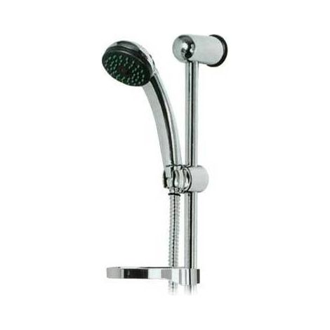 Saliscendi doccetta 1 getto jet abs cromato tubo mm 25 + flex cm 150 + d.mm 70