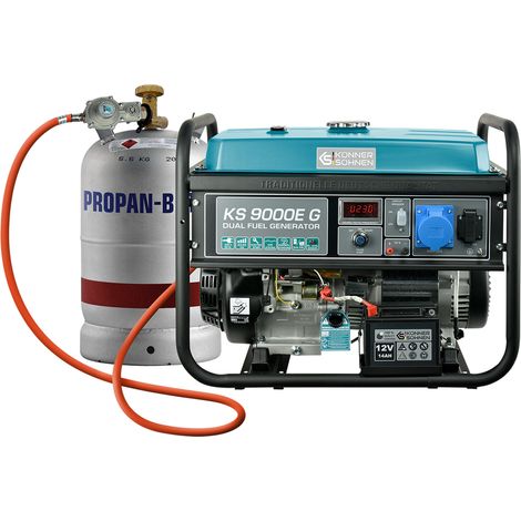 Générateur à essence/gaz "Könner & Söhnen" 6500 W KS 9000E G AVR (1/5)