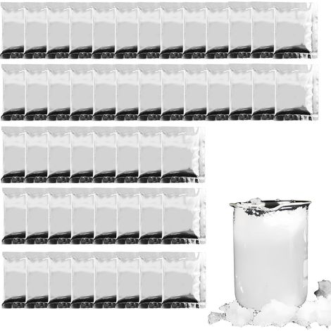 Poudre Absorbante Pour Toilettes 50 Sachets De Poudre Absorbante Et Solidifiant Désodorisant Liquide Pour Randonnée Camping Sac à Dos Plein Air (1/5)
