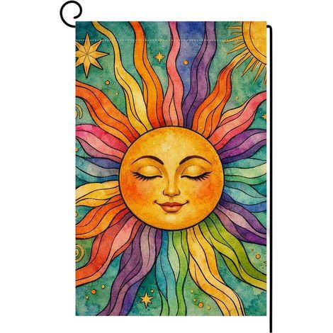 30 5 cm x 45 7 cm Doppelseitiges dekoratives Hofbanner