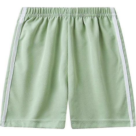 Short de sport rayé pour enfants de 2 à 10 ans-7-8 Years-Light Green