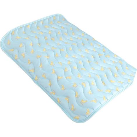 Kühlmatte für Haustiere aus Eisseide, atmungsaktiv und kühlend, für Hunde und Katzen, 60 × 50 cm (1/5)