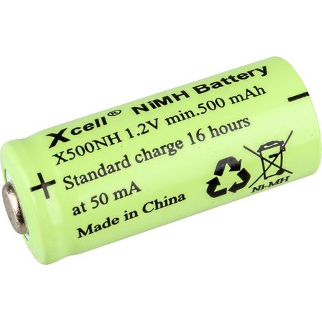 XCELL Ni-MH Akku 135369, N Lady, 1,2 V, 500mAh