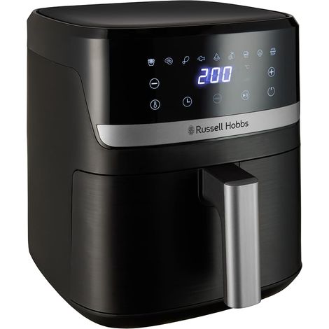 Air Fryer 5,5L Rapid Air Compact, 9 Fonctions Friteuse sans huile économe, gril, cuit, rôtir, revêtement antiadhésif sans BPA, digital, pièces compatibles lave-vaisselle 27621-56 (1/5)
