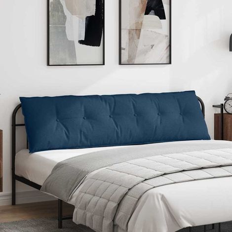 Cojín de Espalda Azul 180 x 19 x 50 cm tela