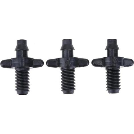 Verkauf 50 stücke PVC Flexible Stecker Einzigen Stacheldraht 4/7mm Wasserhahn Anschluss Für Tropf Bewässerung Garten Bewässerung Werkzeuge 6mm