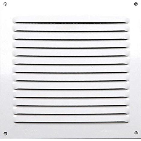 Grille D'aération Métallique De 25 X 25 Cm Pour La Prise D'air