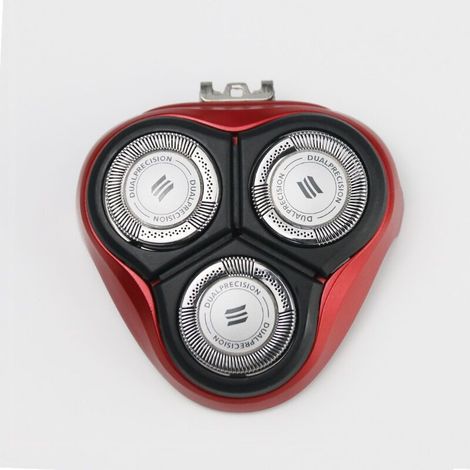 Têtes de rasage de rechange, compatibles avec le rasoir Philips AT750, rouges (1/5)
