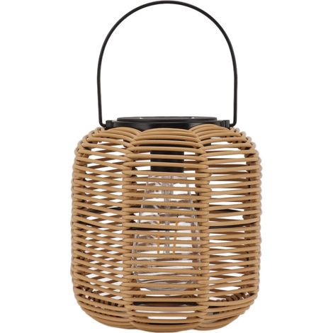 Hängende Wolfram-Solarlaterne für den Außenbereich, wasserdicht, dekorativ, aus Rattan, für Tisch, Terrasse, Garten, Hof, Veranda