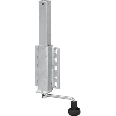 Verstellbare bogenförmige Stütze für Bootsanhänger, 40x40 mm, Teleskopbereich 385-535 mm, Tragfähigkeit 200 kg. (1/5)